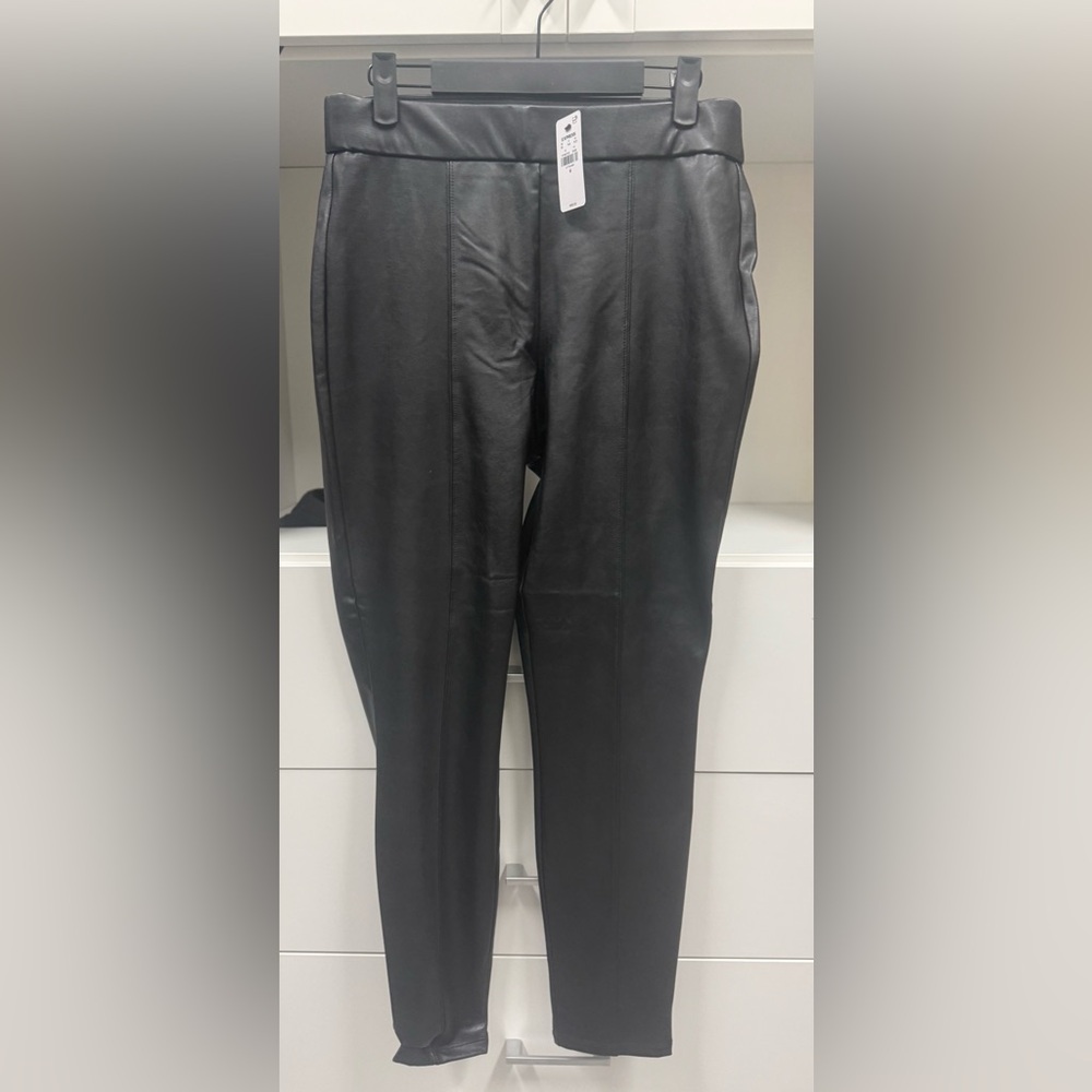 Faux Leather High Waist Leggings